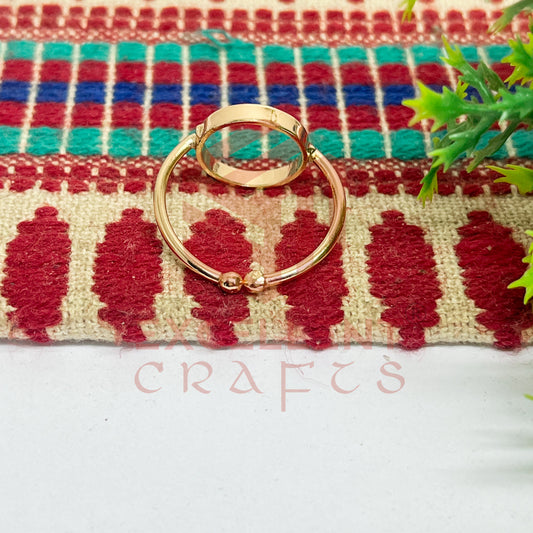10mm Round Brass Finger Ring