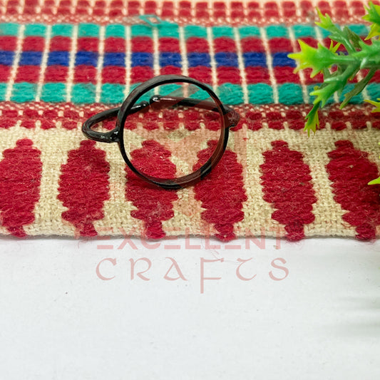 14mm Round Brass Finger Ring