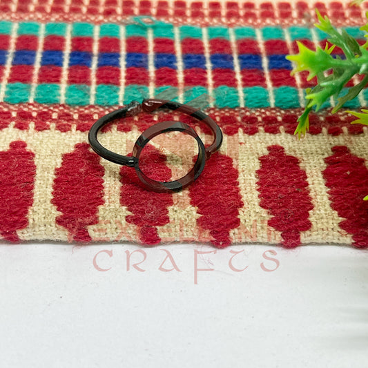 8mm Round Brass Finger Ring