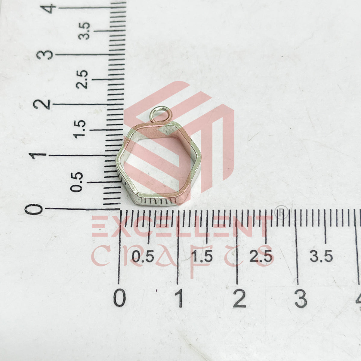 5mm Thickness Open Back Bezel-Hexagon