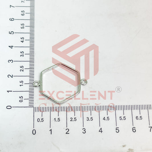 Thin connector medium Hexagon Wide
