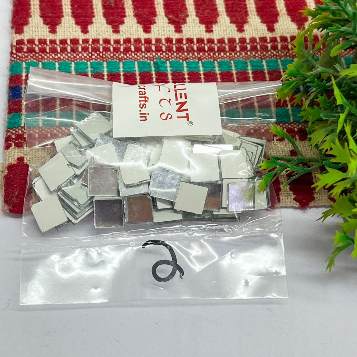 10x10mm Square Shape Glass Mirrors-100Pc