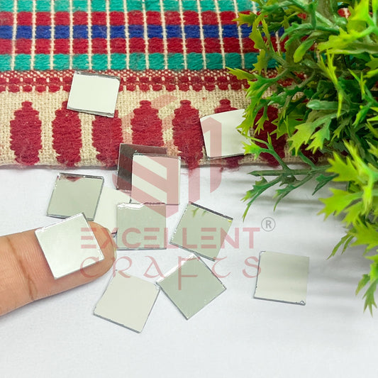 12x12mm Square Shape Glass Mirrors-100Pc