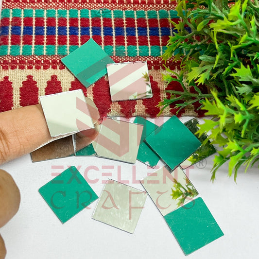 18x18mm Square Shape Glass Mirrors-100Pc
