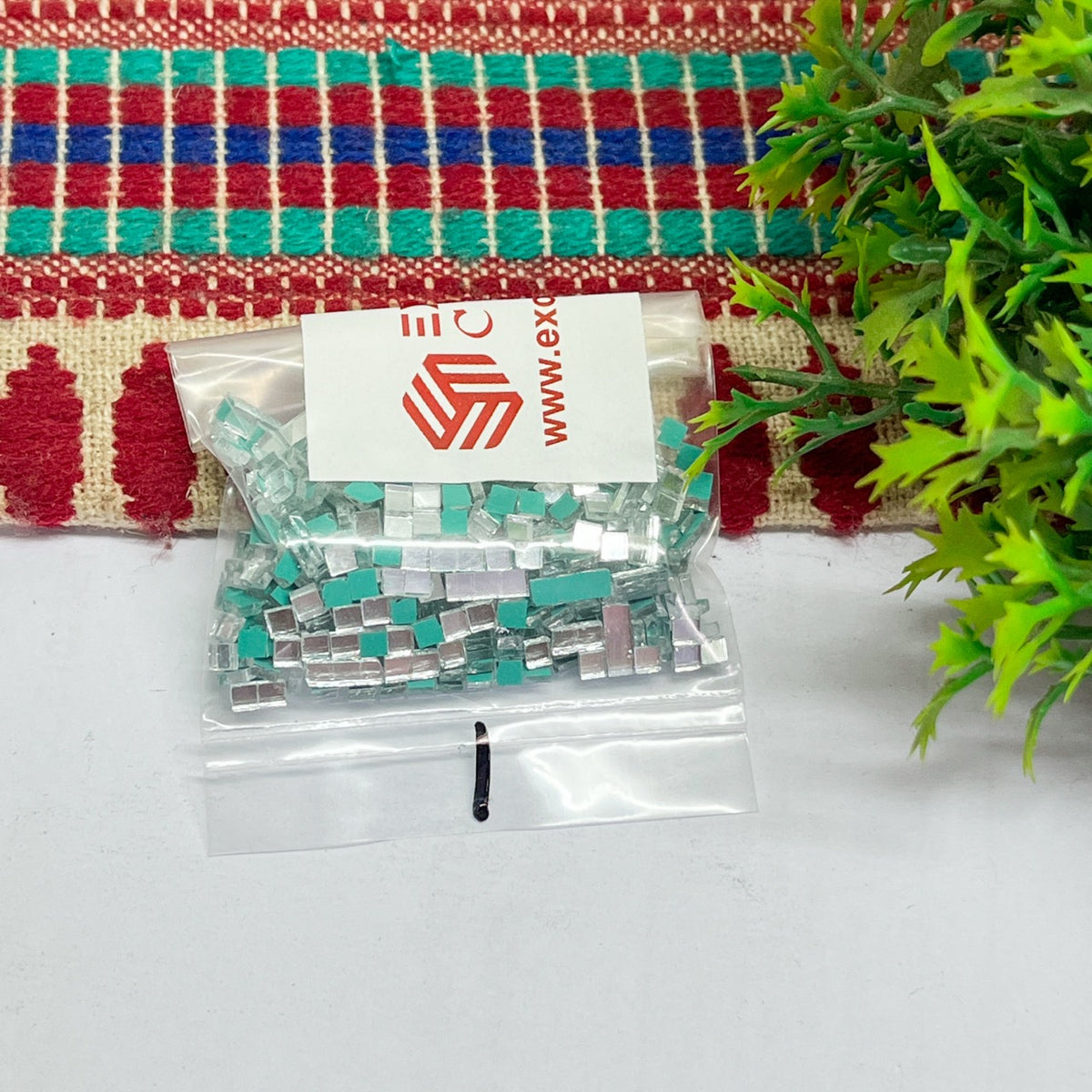 3x3mm Square Shape Glass Mirrors-100Pc