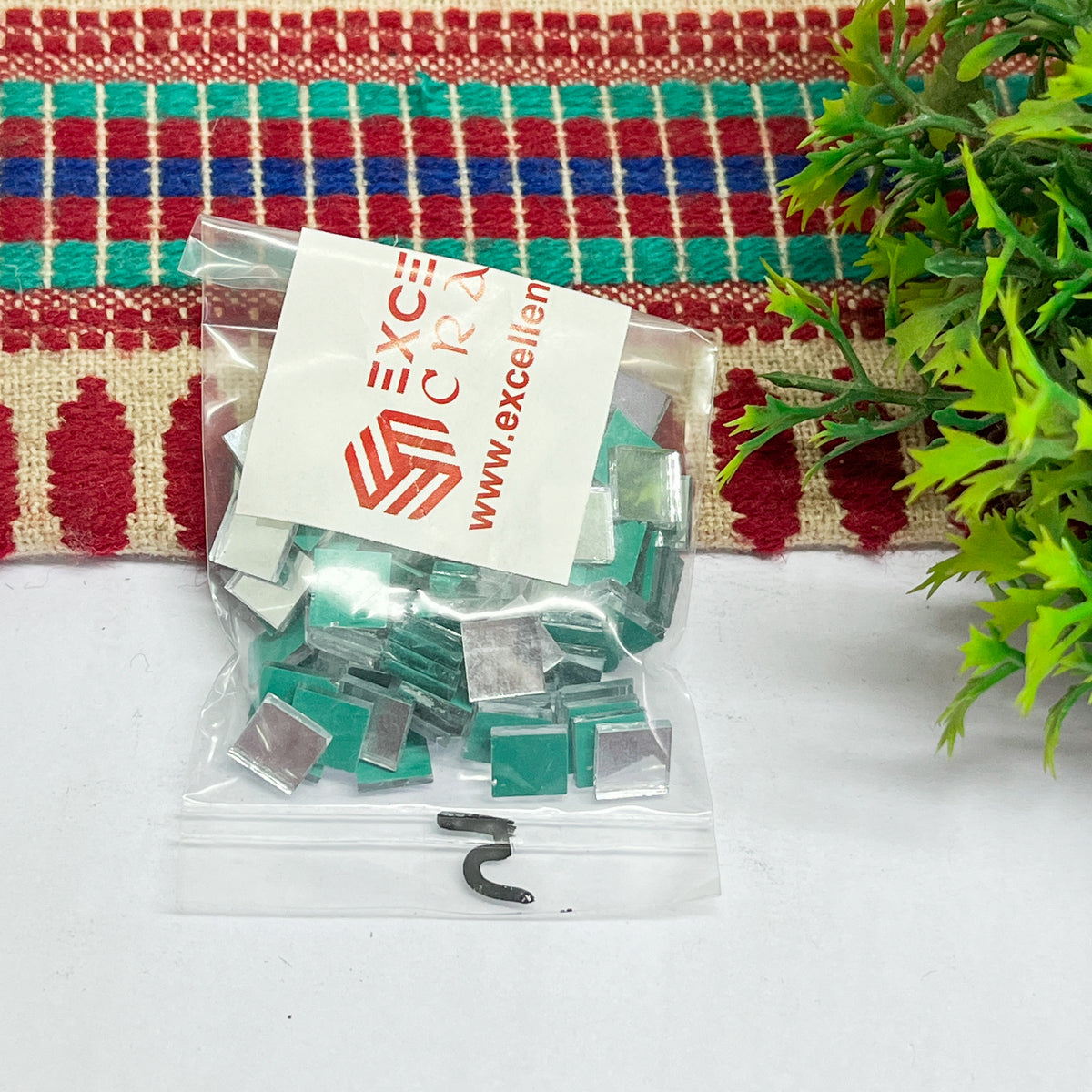 8x8mm Square Shape Glass Mirrors-100Pc