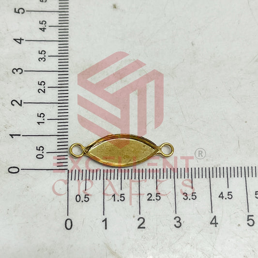 Eye Shape Cabochon Tray Blank Connector