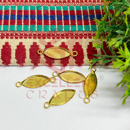 Eye Shape Cabochon Tray Blank Connector