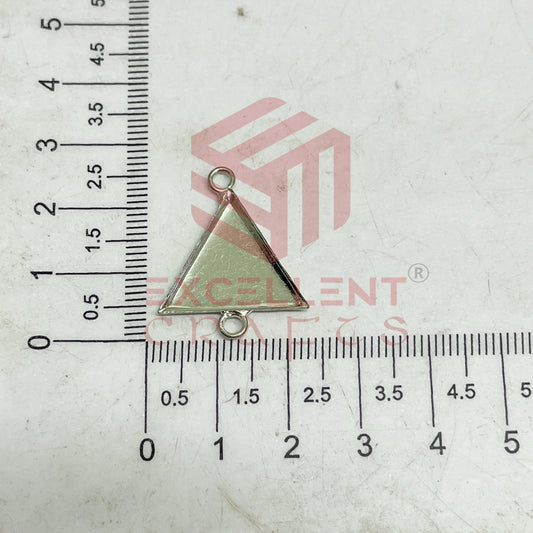 Triangle Shape Cabochon Tray Blank Connector