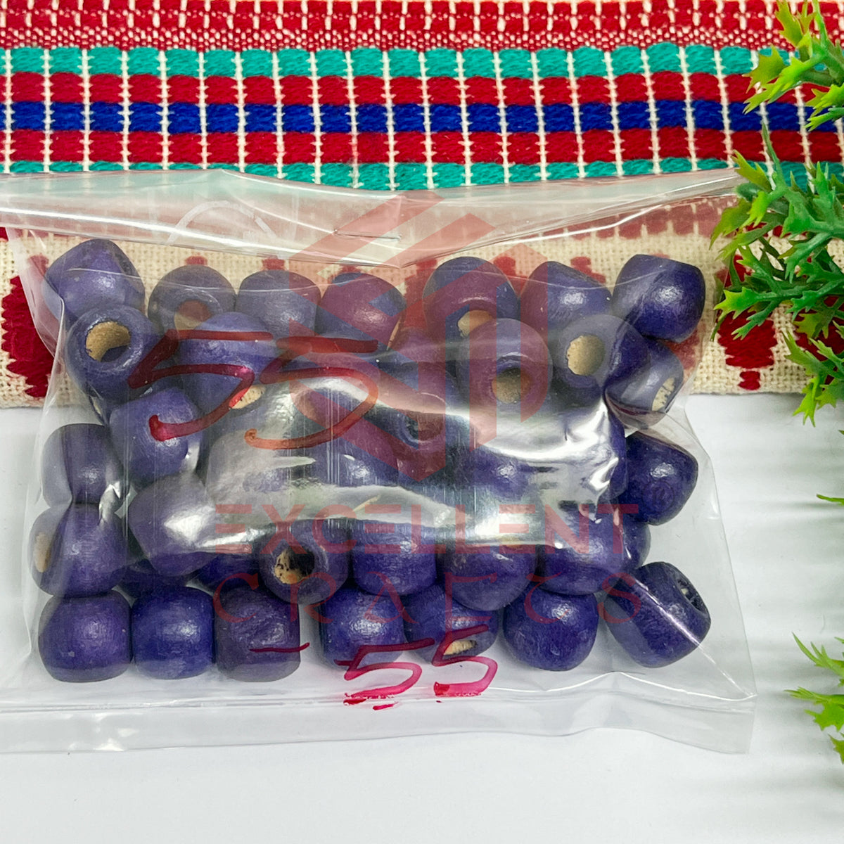 12x14mm Wooden Beads (50Pc Pack)