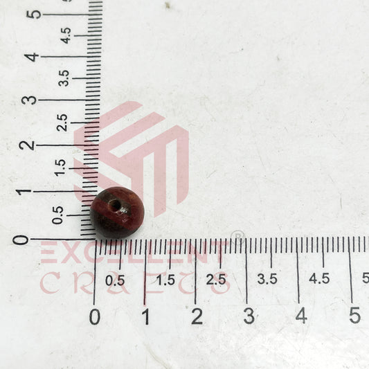 10mm Round Brown Wooden Beads (100Pcs Pack)
