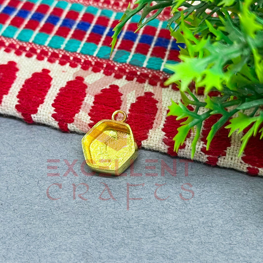 5mm Thickness Hexagon Cabochon Bezel- 1Pc