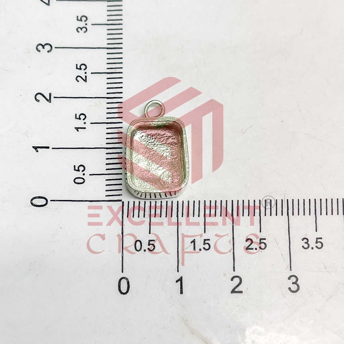 5mm Thickness Rectangle Cabochon Bezel- 1Pc