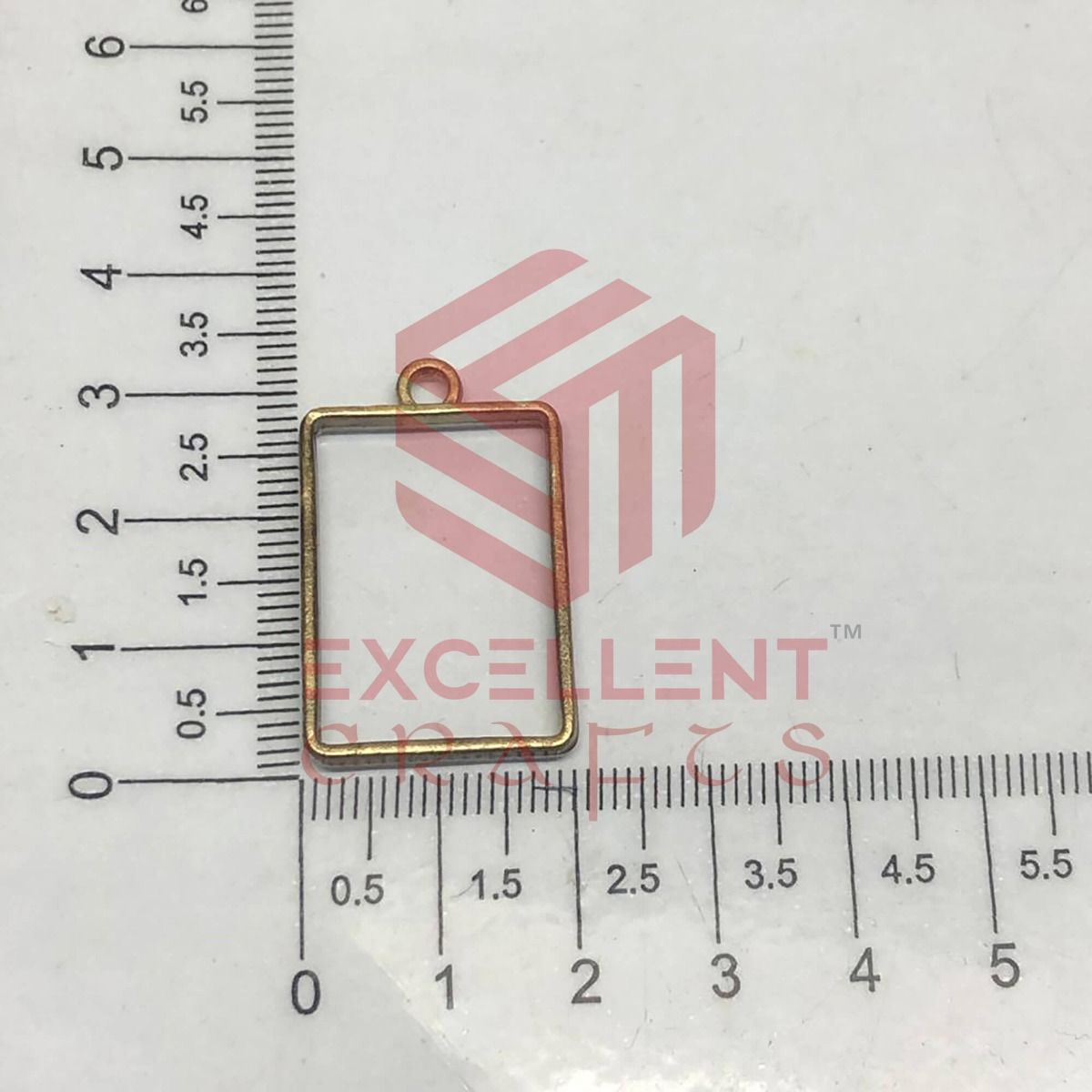 30mm x 20mm Open Back Bezel Small Rectangle Shape