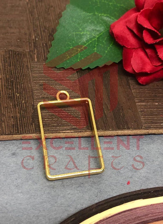 30mm x 20mm Open Back Bezel Small Rectangle Shape