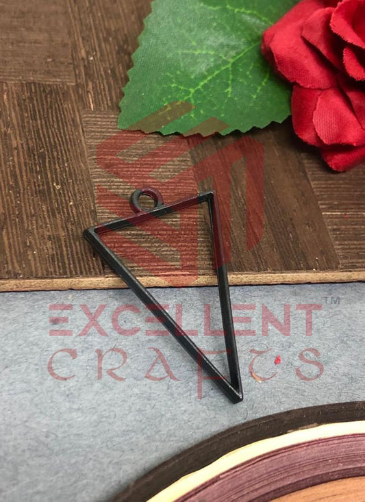 37mmx20mm Open Back Bezel Triangle Shape