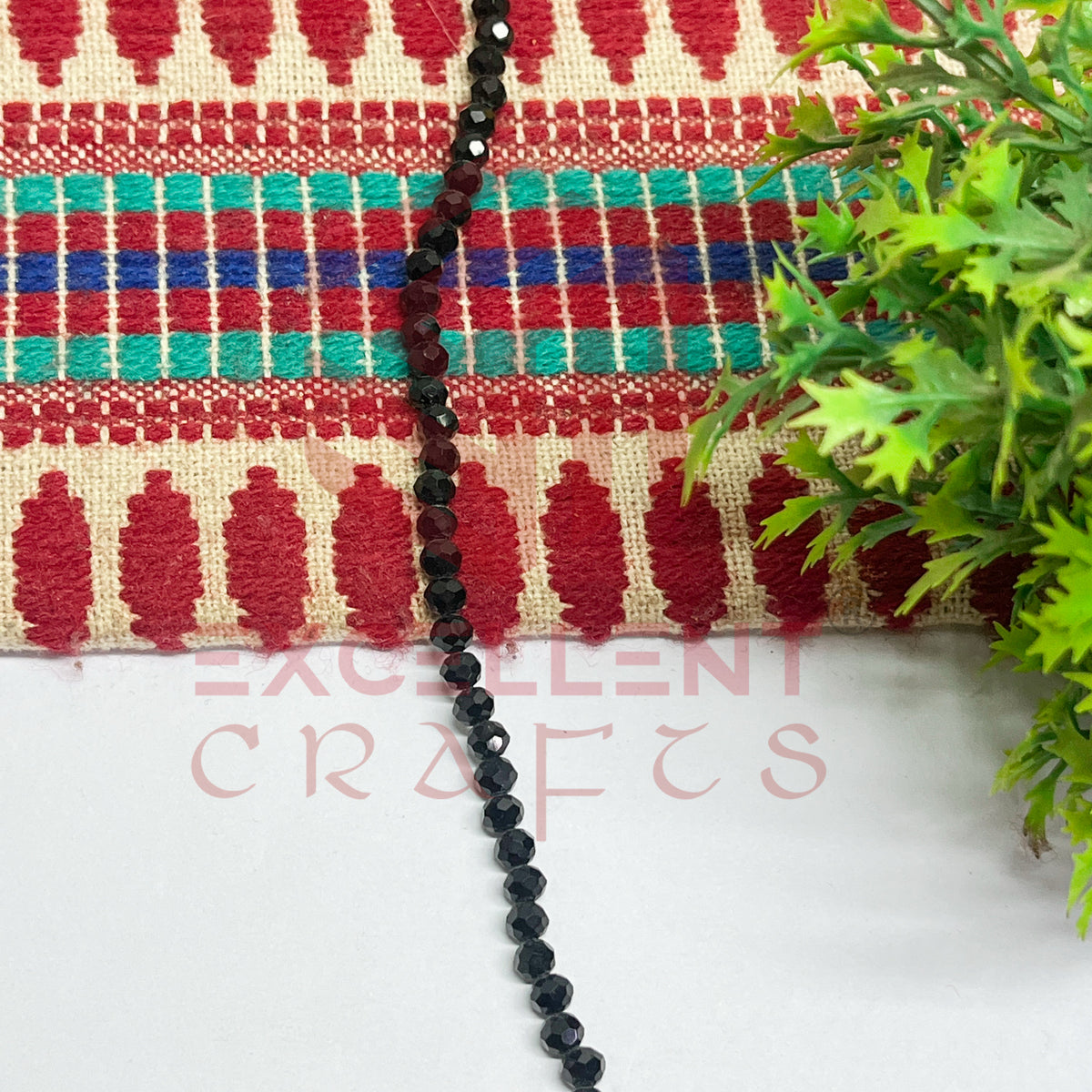 4mm Crystal Beads Opaque- (1Line)