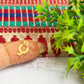 12mm Raw Brass Alphabet Charms - Letter Q