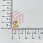 12mm Raw Brass Alphabet Charms - Letter Z