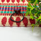 8mm Butterfly Cabochon Adjustable Brass Finger Ring