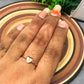 4mm Heart Cabochon Finger Ring- 1 Pc