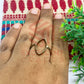 10x20mm Eye Shape Brass Finger Ring