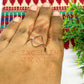 10x20mm Eye Shape Brass Finger Ring