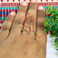 6x12mm Eye Shape Brass Finger Ring