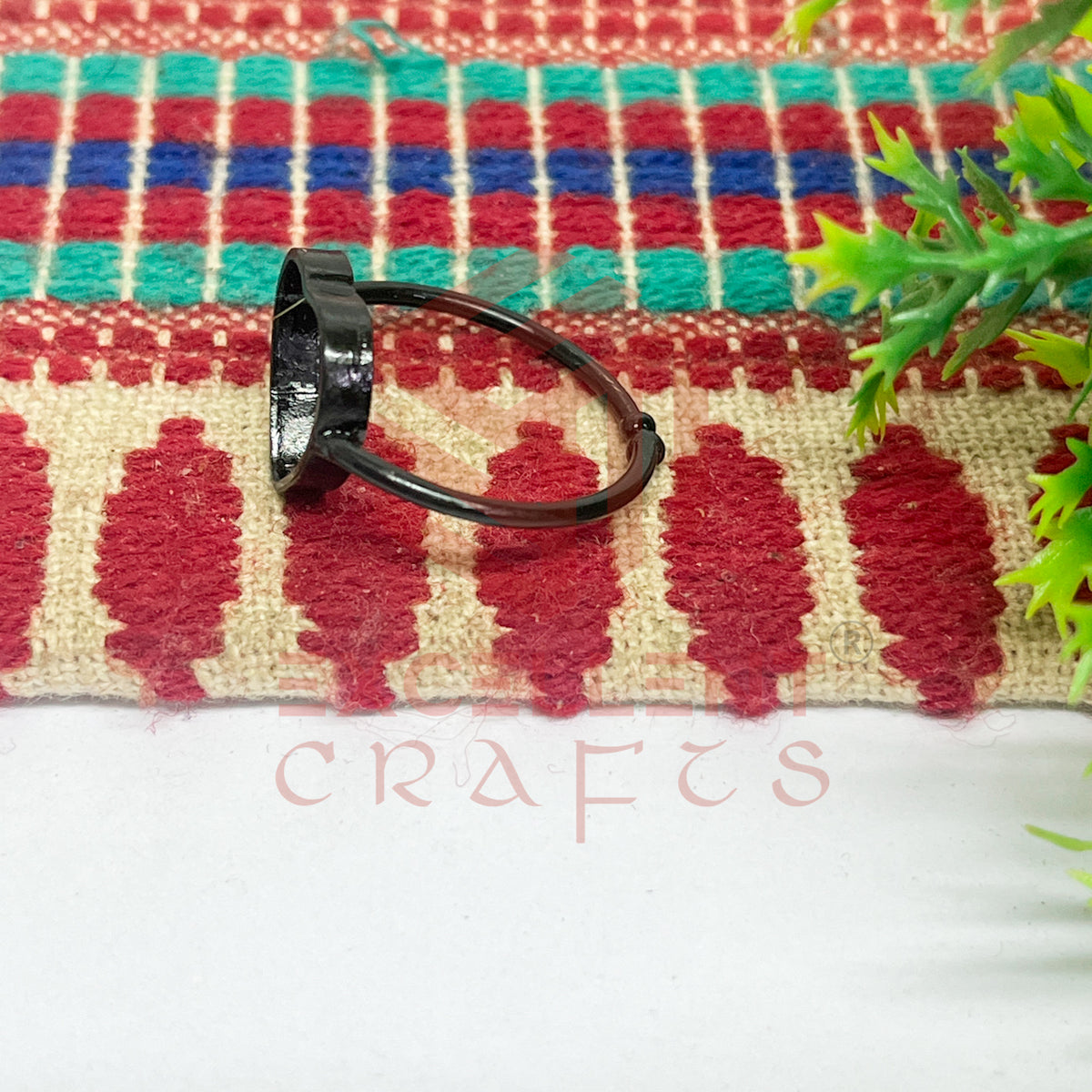 10mm Heart Brass Finger Ring