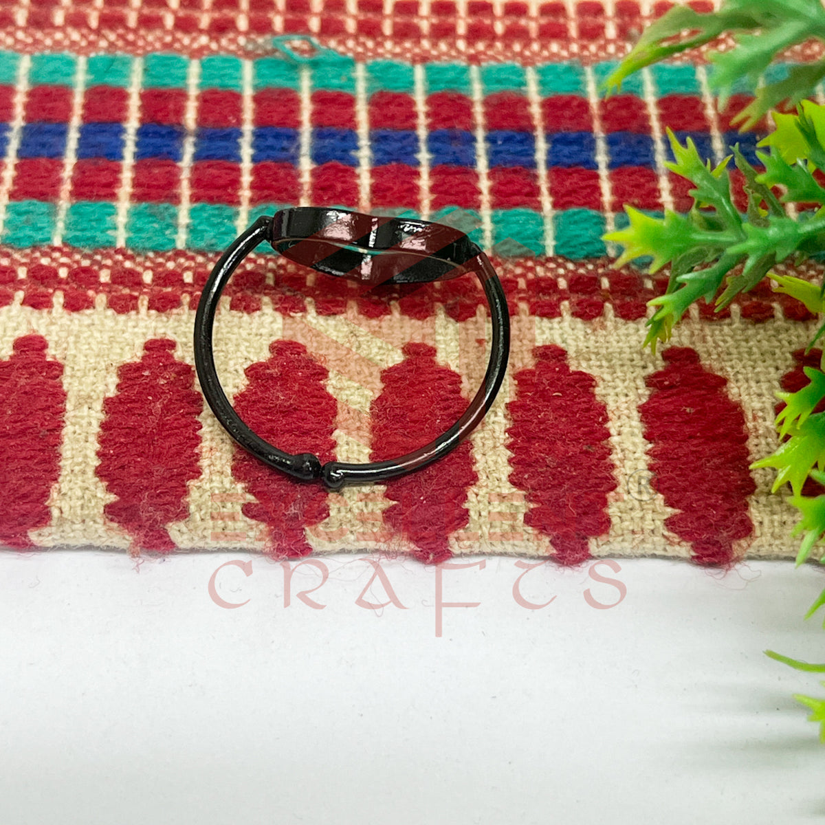 12mm Heart Brass Finger Ring