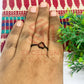4mm Heart Brass Finger Ring