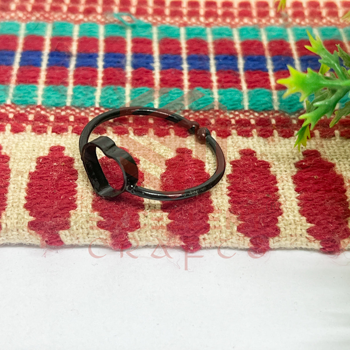 6mm Heart Brass Finger Ring