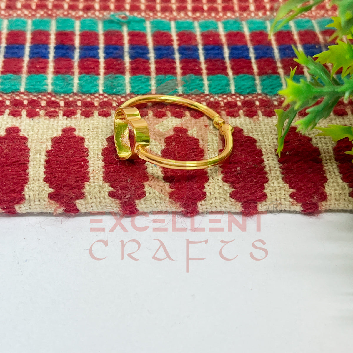 6mm Heart Brass Finger Ring