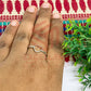 6mm Heart Brass Finger Ring