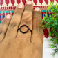 12mm Hexagon Brass Finger Ring