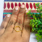 12mm Hexagon Brass Finger Ring