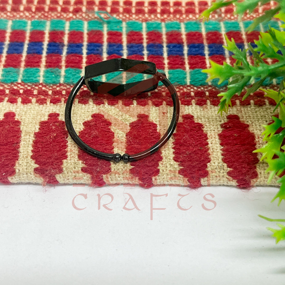 17mm Hexagon Brass Finger Ring