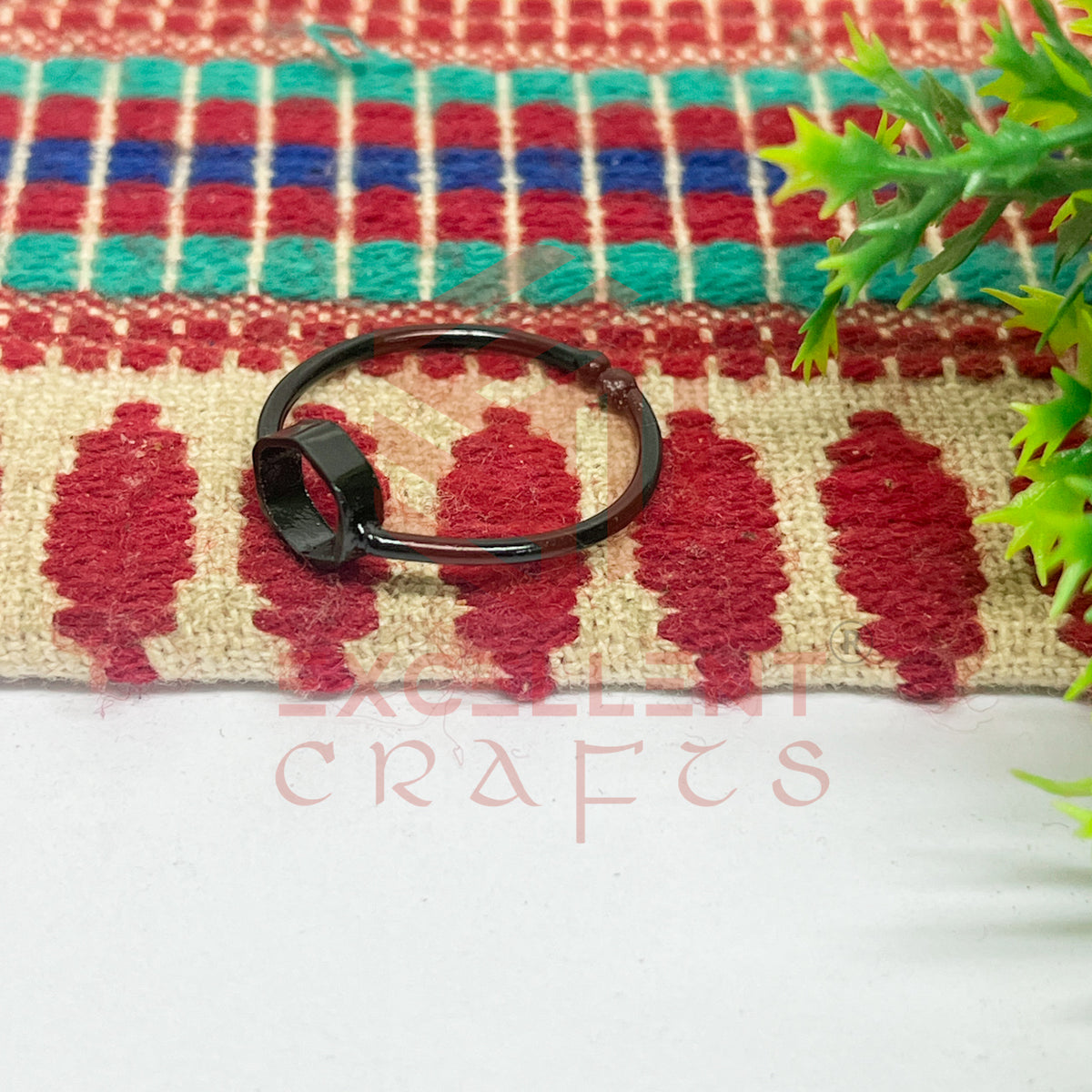7mm Hexagon Brass Finger Ring