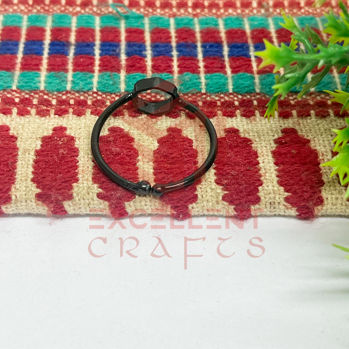 7mm Hexagon Brass Finger Ring