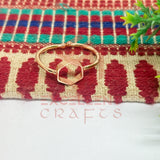 7mm Hexagon Brass Finger Ring