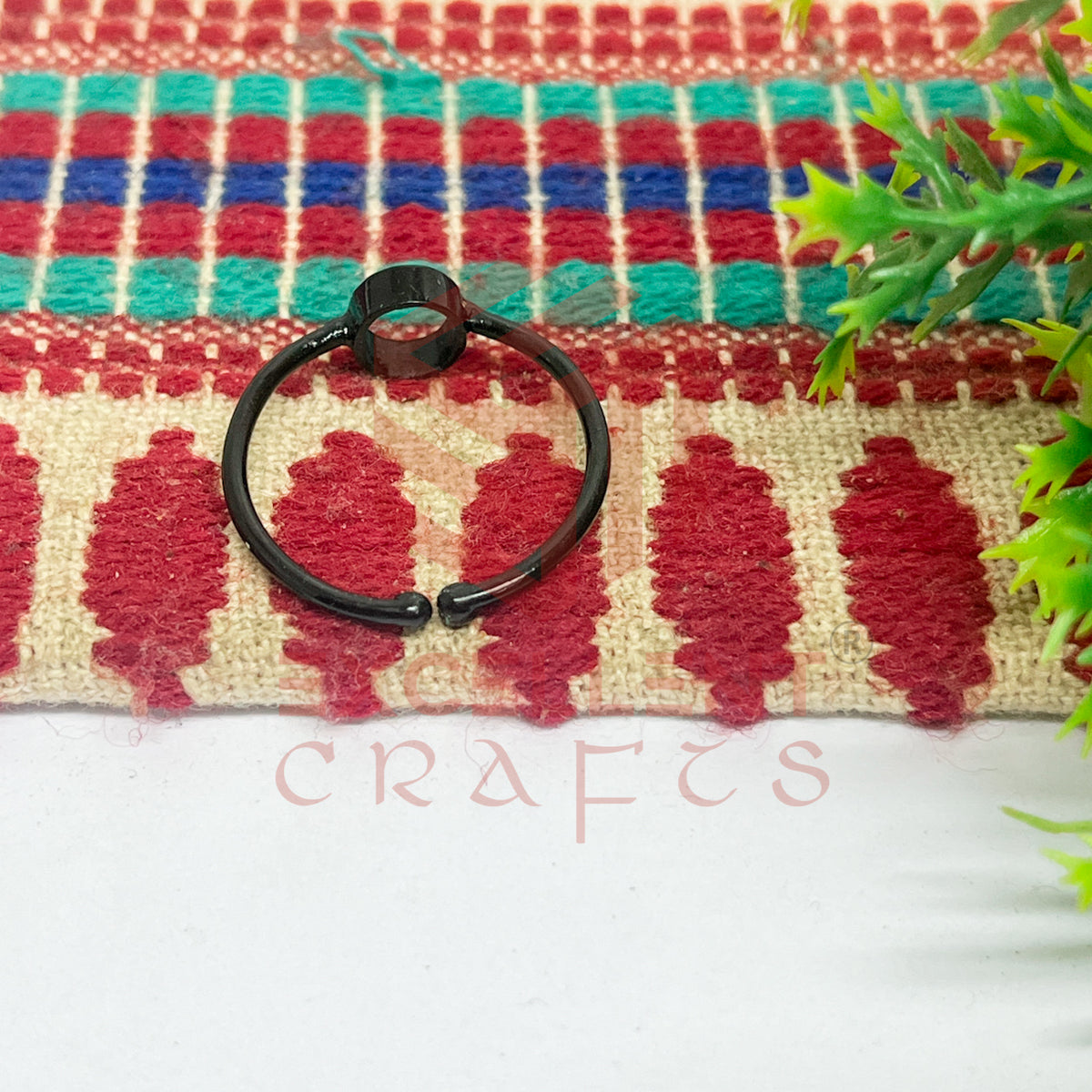 4x7mm Oval Brass Finger Ring