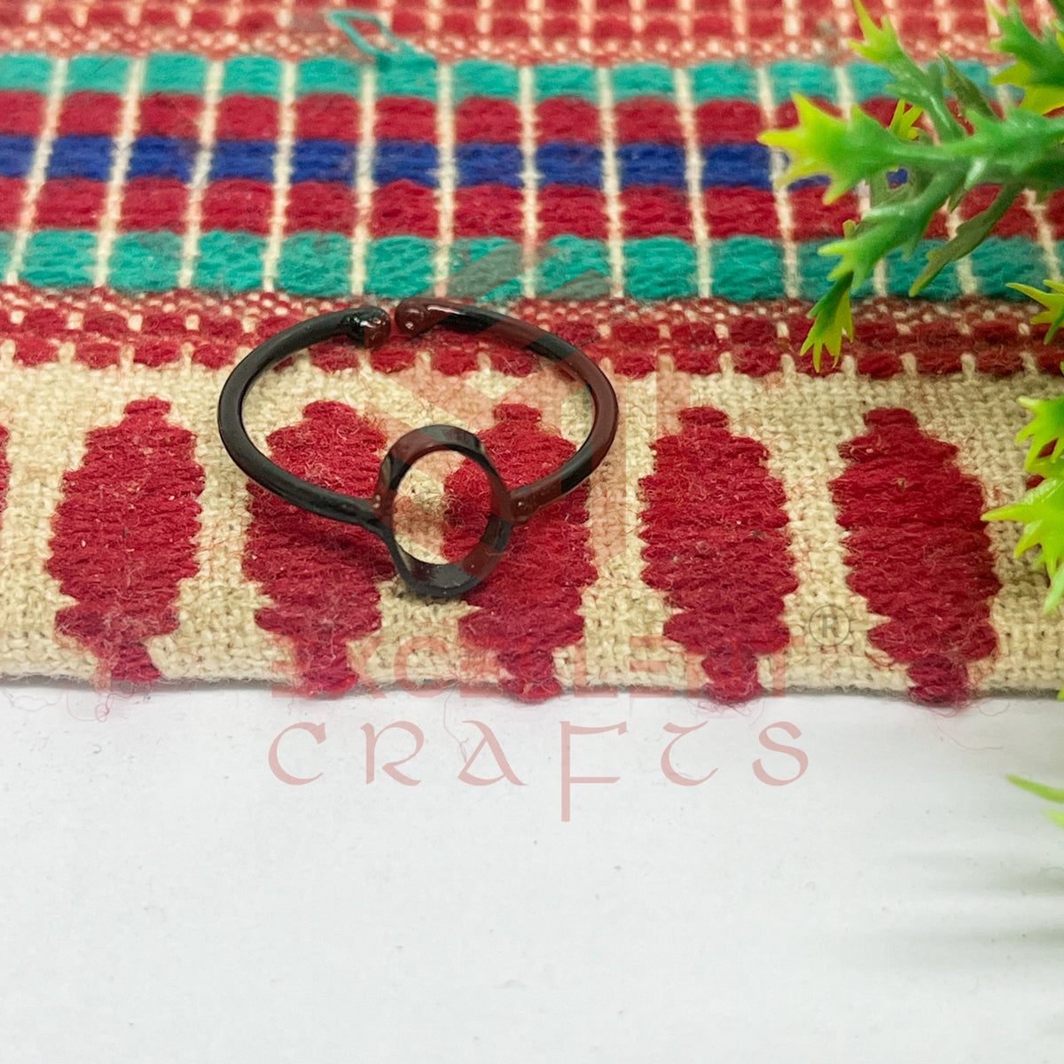 4x7mm Oval Brass Finger Ring