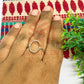 9x15mm Oval Brass Finger Ring