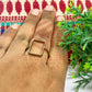 10x17mm Rectangle Brass Finger Ring