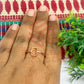 5x9mm Rectangle Brass Finger Ring
