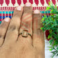 6x12mm Rectangle Brass Finger Ring
