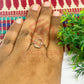 6x12mm Rectangle Brass Finger Ring