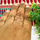 8x15mm Rectangle Brass Finger Ring
