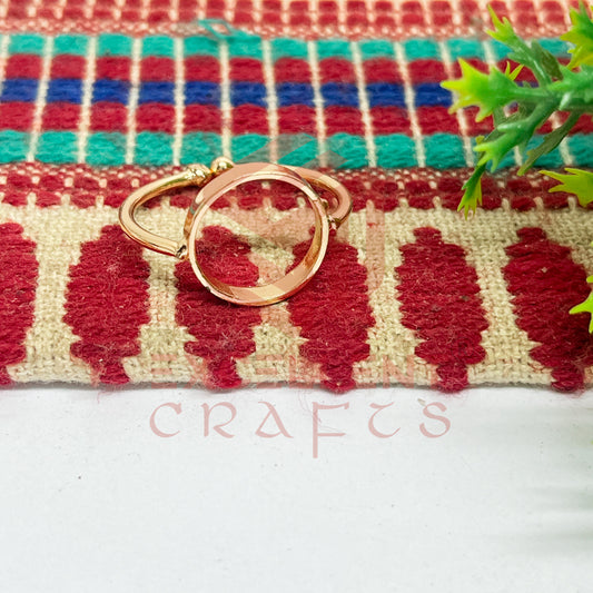 10mm Round Brass Finger Ring