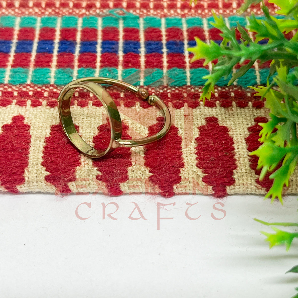 12mm Round Brass Finger Ring